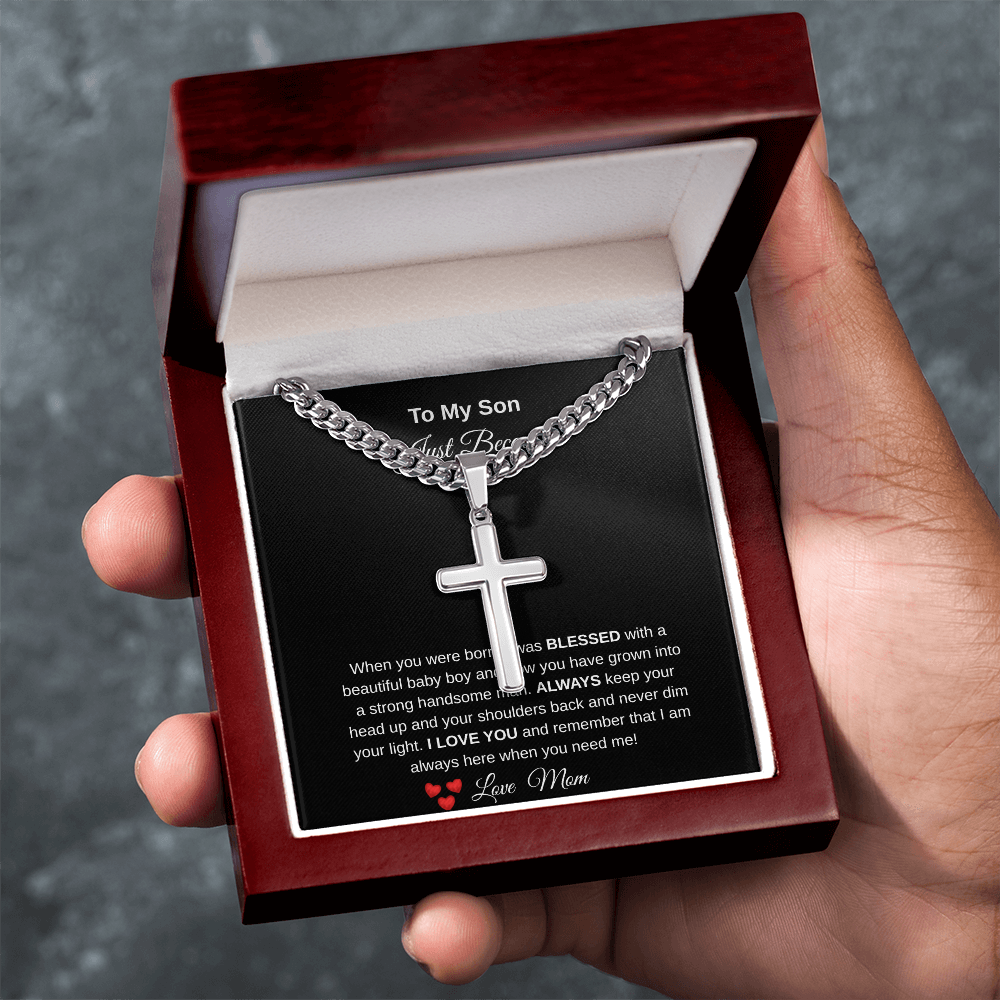 To My Son Just Because -black background