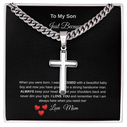 To A Great Son Just Because I Love You!